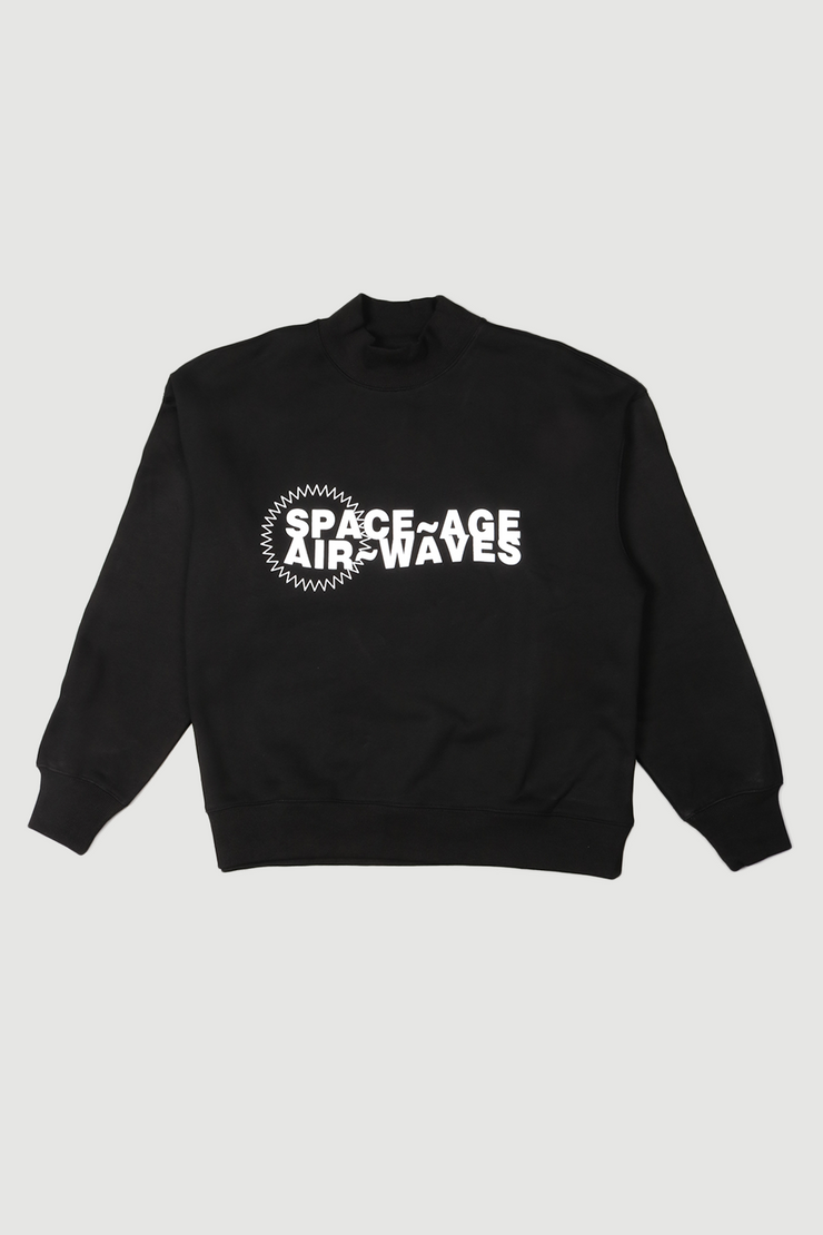 SPACE-AGE MOCK NECK