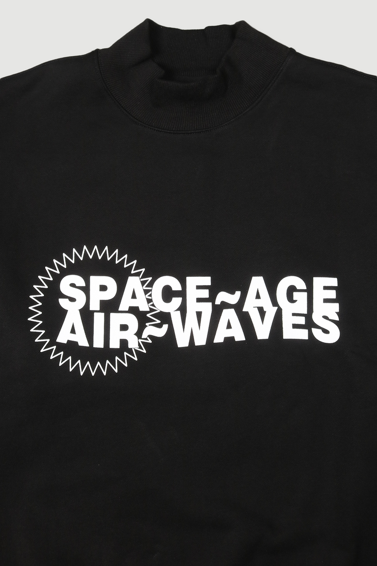 SPACE-AGE MOCK NECK